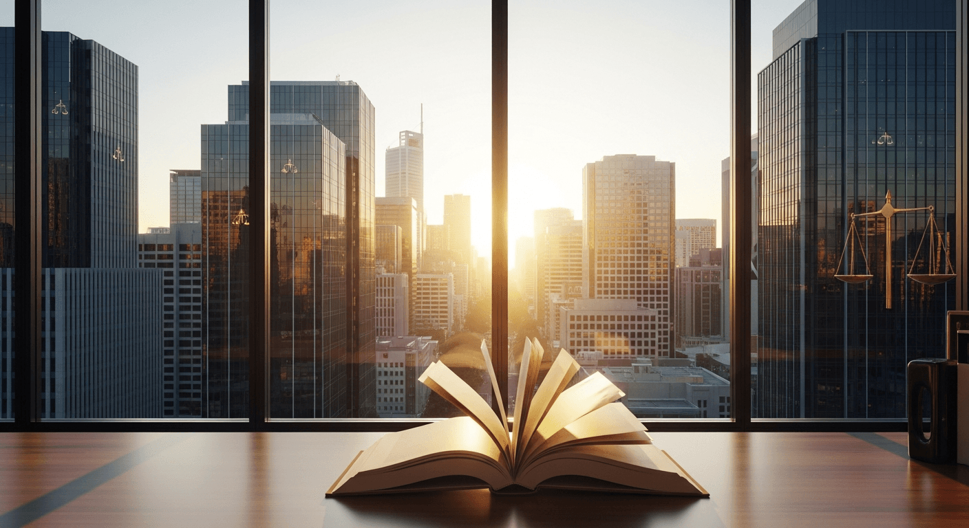 Australian business documents scattered around open Bible symbolizing faith during financial crisis and christian business transformation