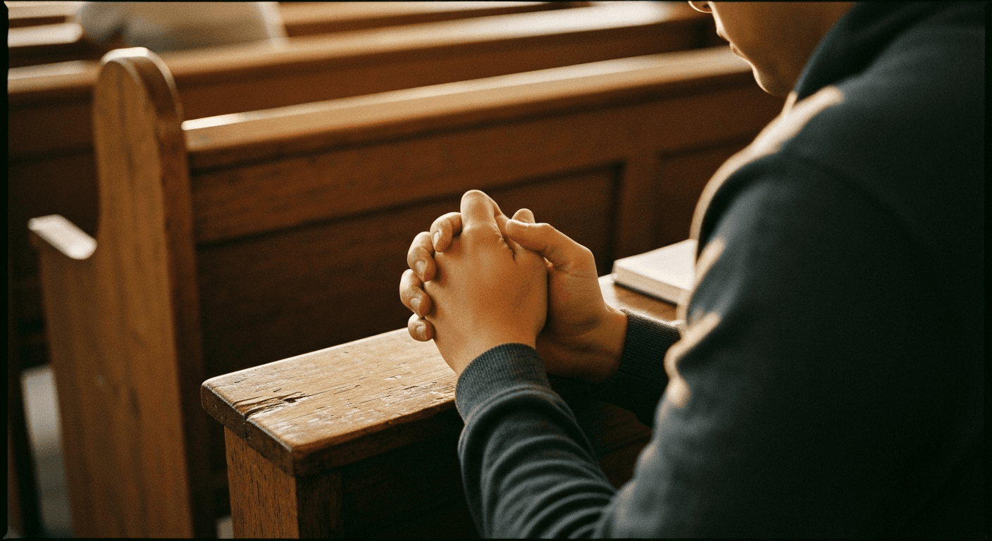 Youth group praying; Rue Duval's stage 3 cancer healed Missouri after cancer healed youth group prayer at Ash Grove church.