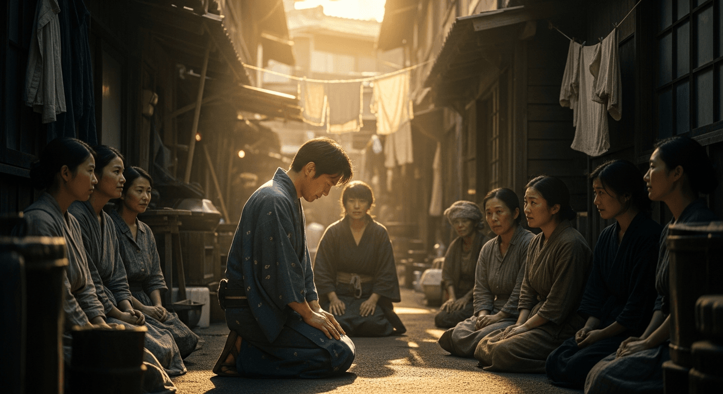 1900s Kobe: Toyohiko Kagawa's bold faith story shown. Japanese Christian testimony slums mission: social reform.