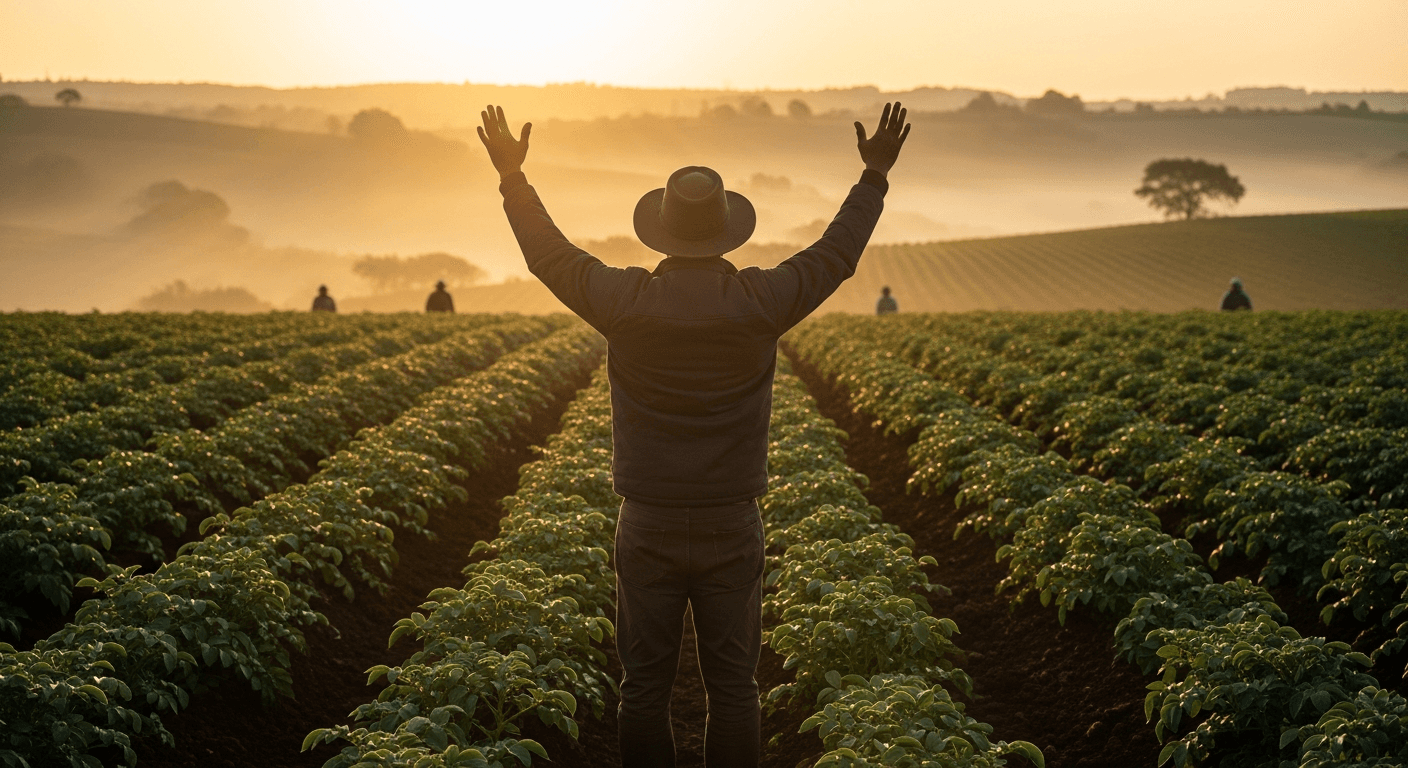 Angus Buchan farmer testimony transformation faith in South Africa. Faith Like Potatoes shows God delivering an alcoholic.