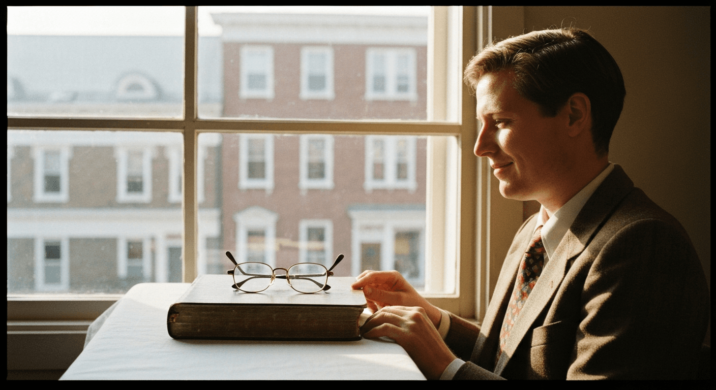 Francis Schaeffer's agnostic to christian testimony: L'Abri Fellowship founding testimony in Huémoz, Switzerland photo.