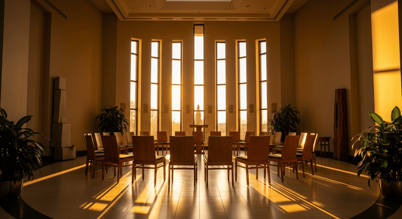 Sunlight filters trees, symbolizing healing from Lyme disease testimony. Chronic fatigue healing prayer in Redding.