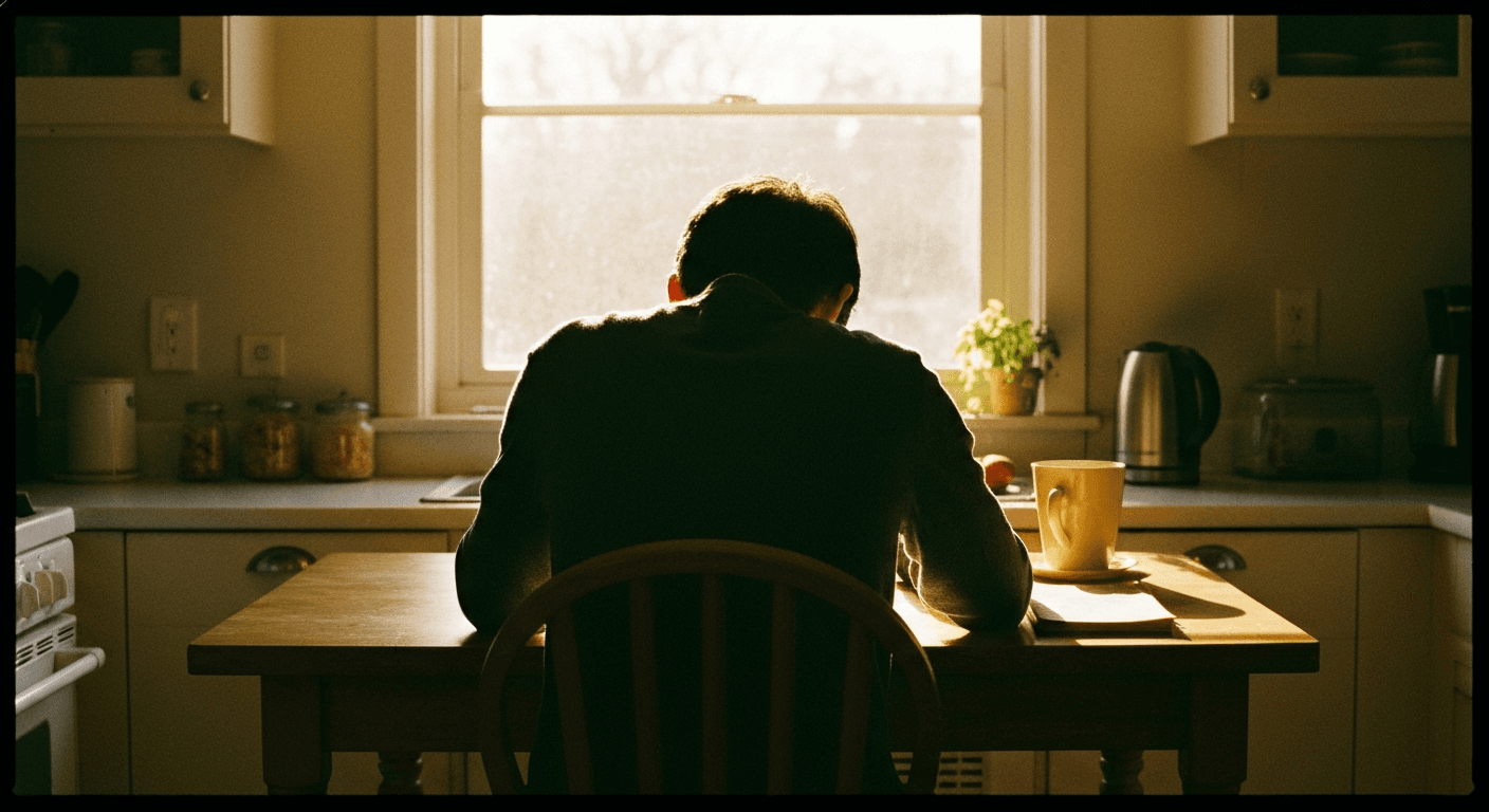 Pastor Mahesh Chavda praying image shows fasting healing breakthrough. Man in modern US setting seeks supernatural breakthrough after forty day fast.