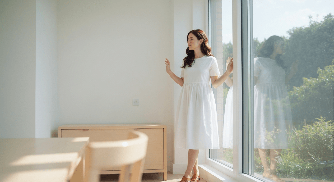 Young Julia Boehme, witchcraft to Christianity convert, praying in a Swedish Orthodox church. Gen Z conversion testimony, Quiet Revival Europe.