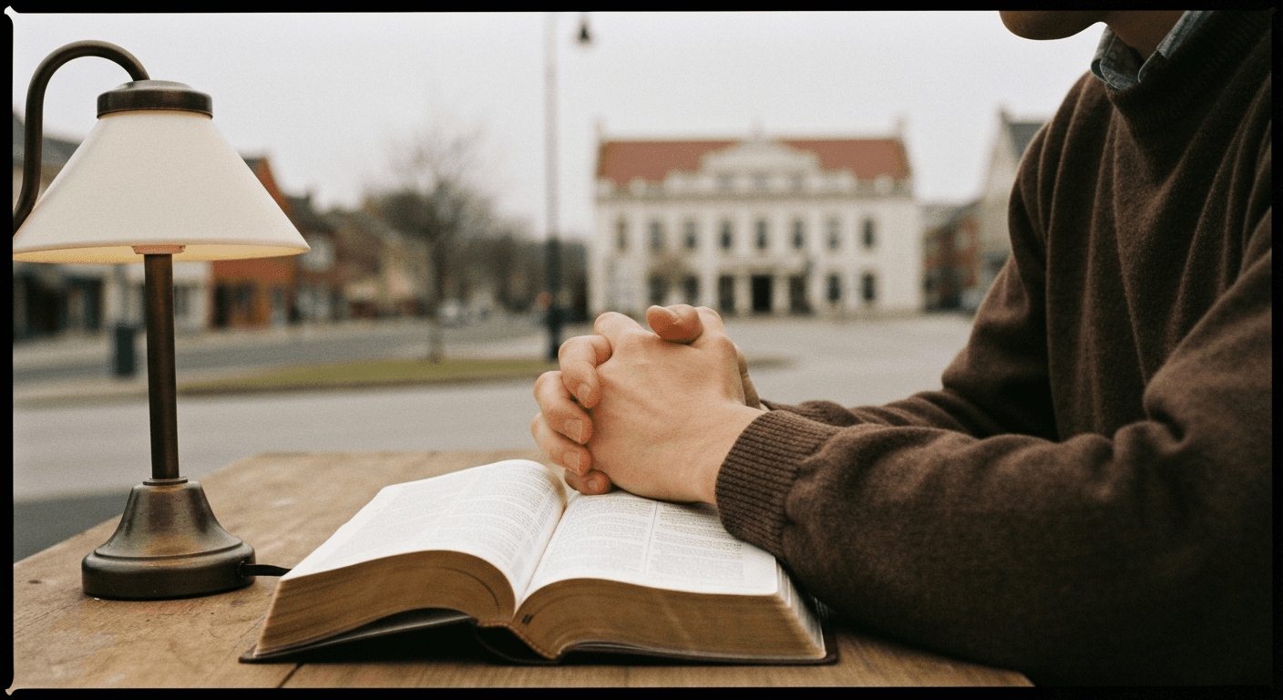 Historical scene: Monica Augustine's mother prayer prodigal son, Milan, Italy. Augustine conversion story, a parent prayer answered.