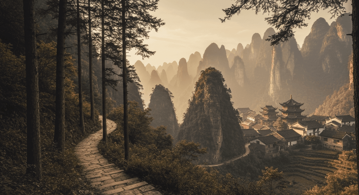 1930s China mountain path. Gladys Aylward's missionary testimony: China, "god called me to missions," Yangcheng.