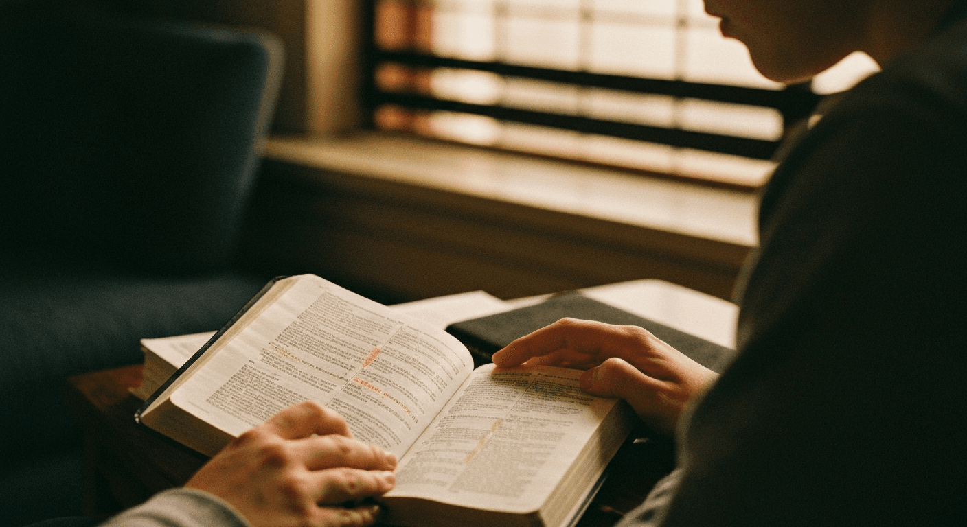 Portland coffee shop: Blogger's faith reconstruction testimony shows leaving and returning to Christianity via scripture.