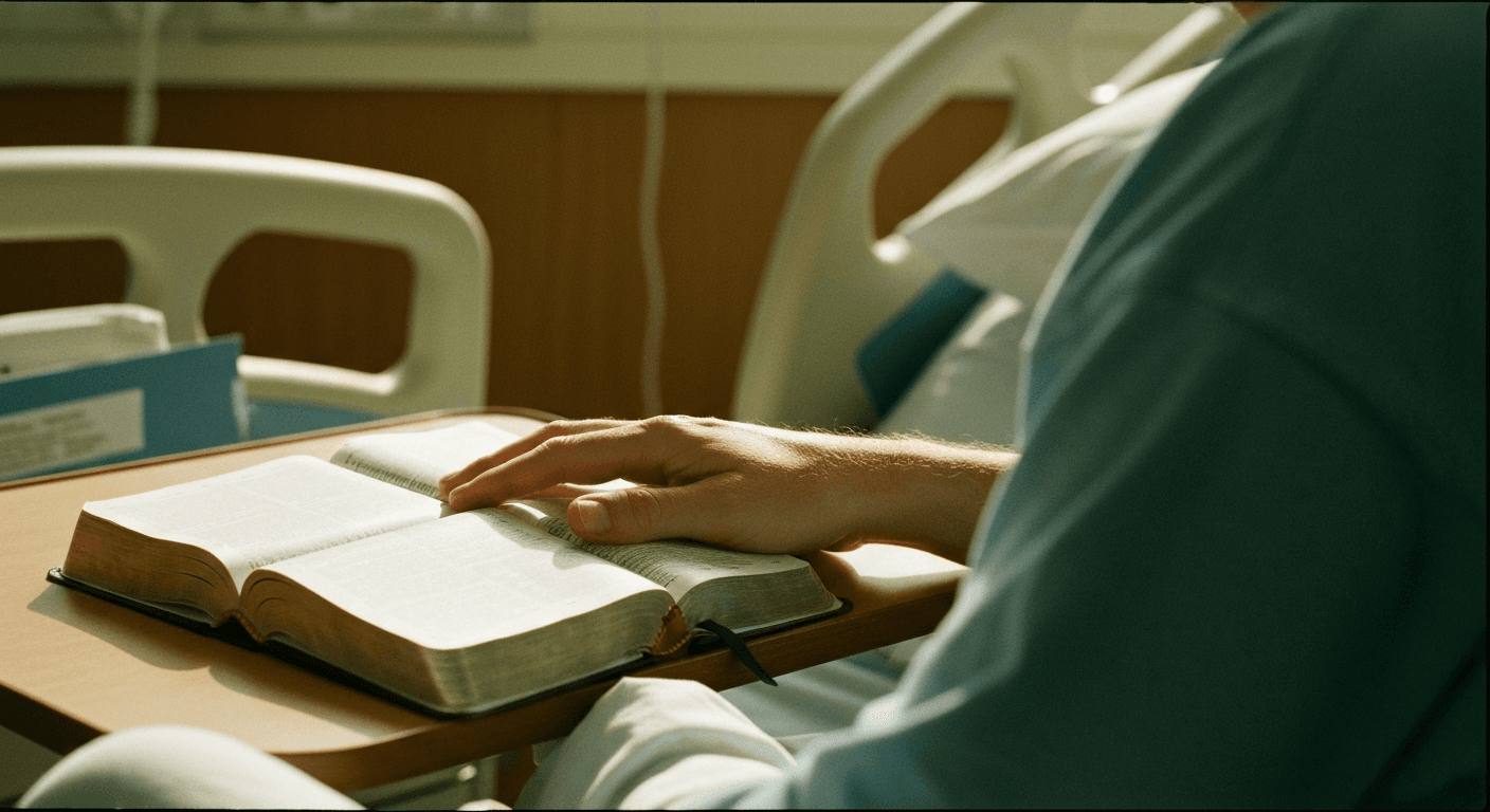 Attendees receive prayer; Randy Clark healing testimonies include knee pain healing testimony and shoulder miracle. Modern faith healing.