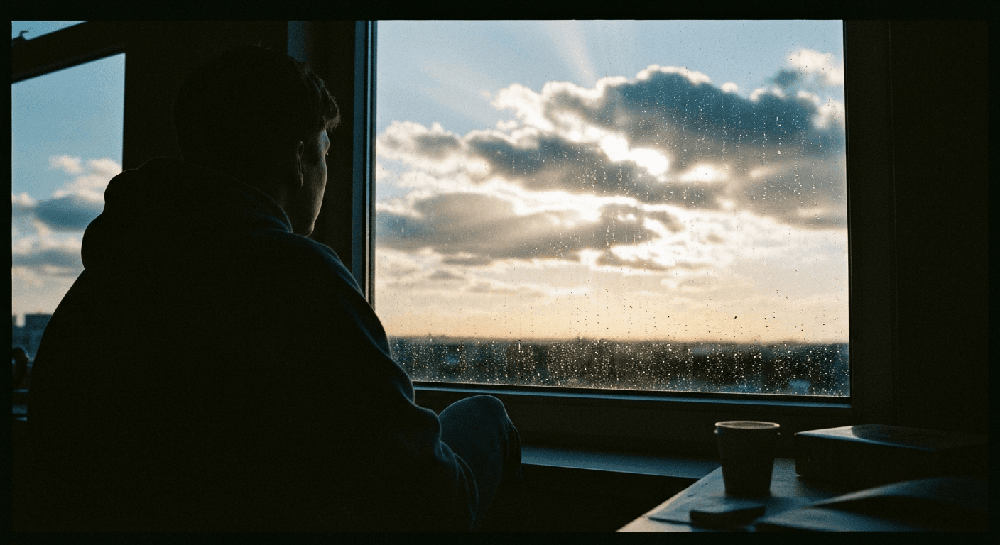 Victor Marx testimony: Modern photo shows child abuse survivor sharing how generational child abuse broken, USA.