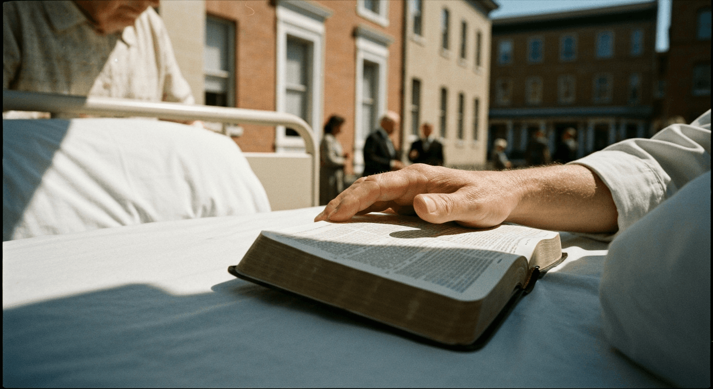 Mary Slessor's missionary testimony from Nigeria: God answers prayer through suffering in Calabar village. Historical scene.