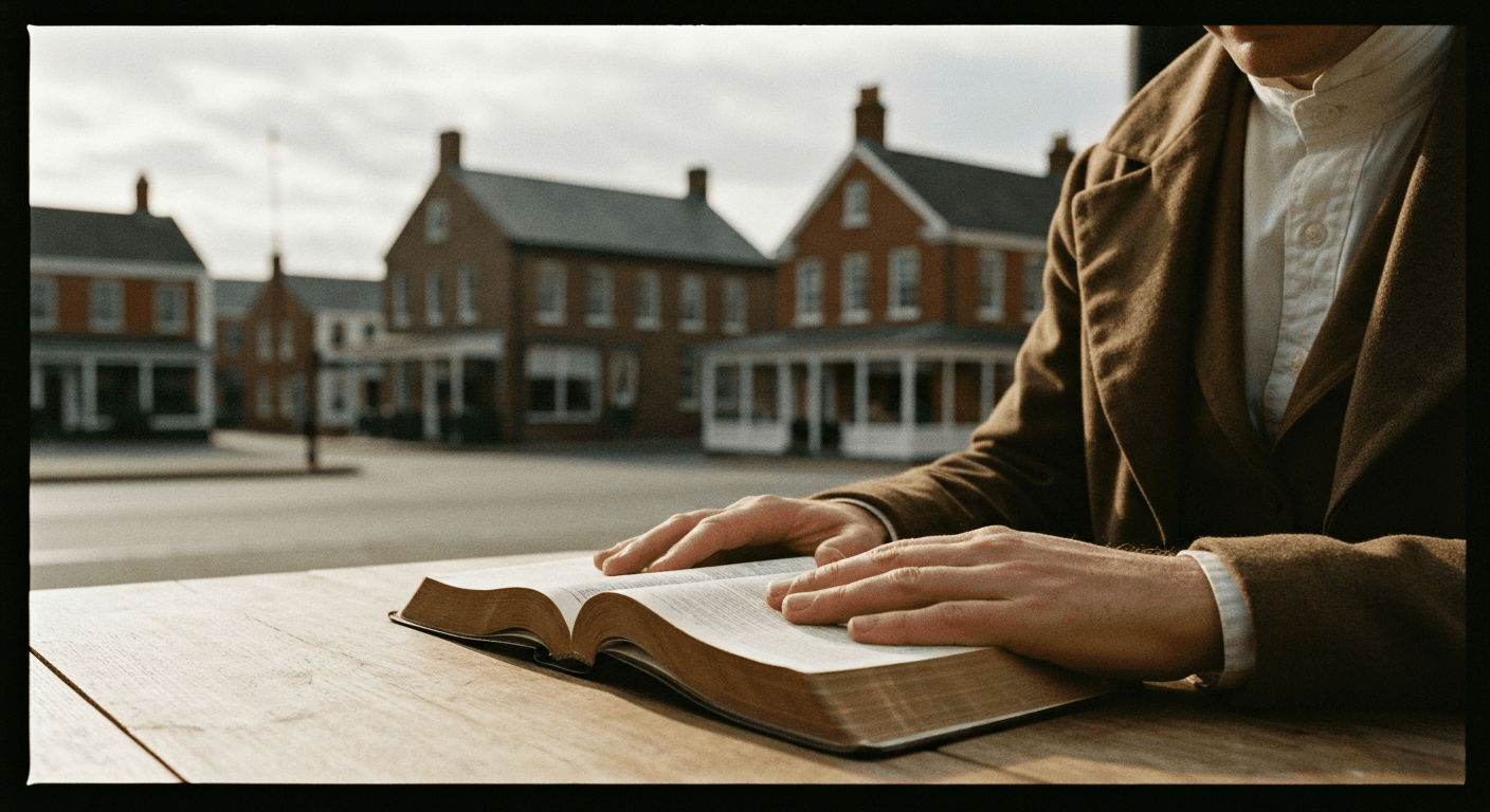 Copenhagen: Soren Kierkegaard's faith testimony. Danish philosopher testimony, a leap of faith christian testimony.