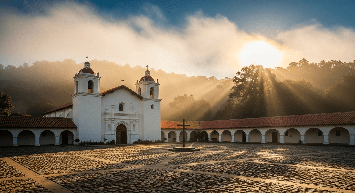 Shia LaBeouf conversion testimony: Actor in prayer, Solvang, CA. Hollywood actor finds faith after Padre Pio role.