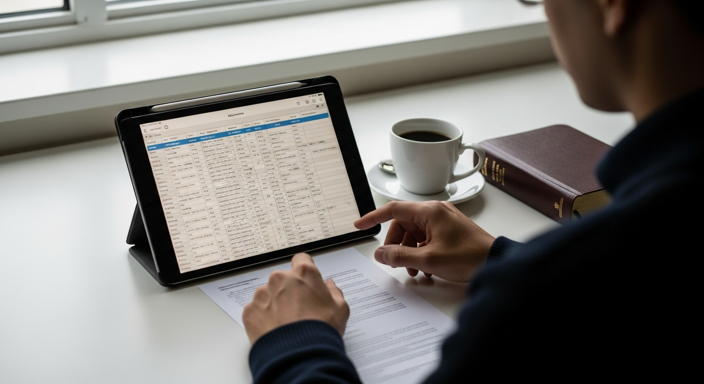 Detailed comparison table of top Bible memory and Scripture memorization apps showing methods, pricing, platforms, and unique features for each