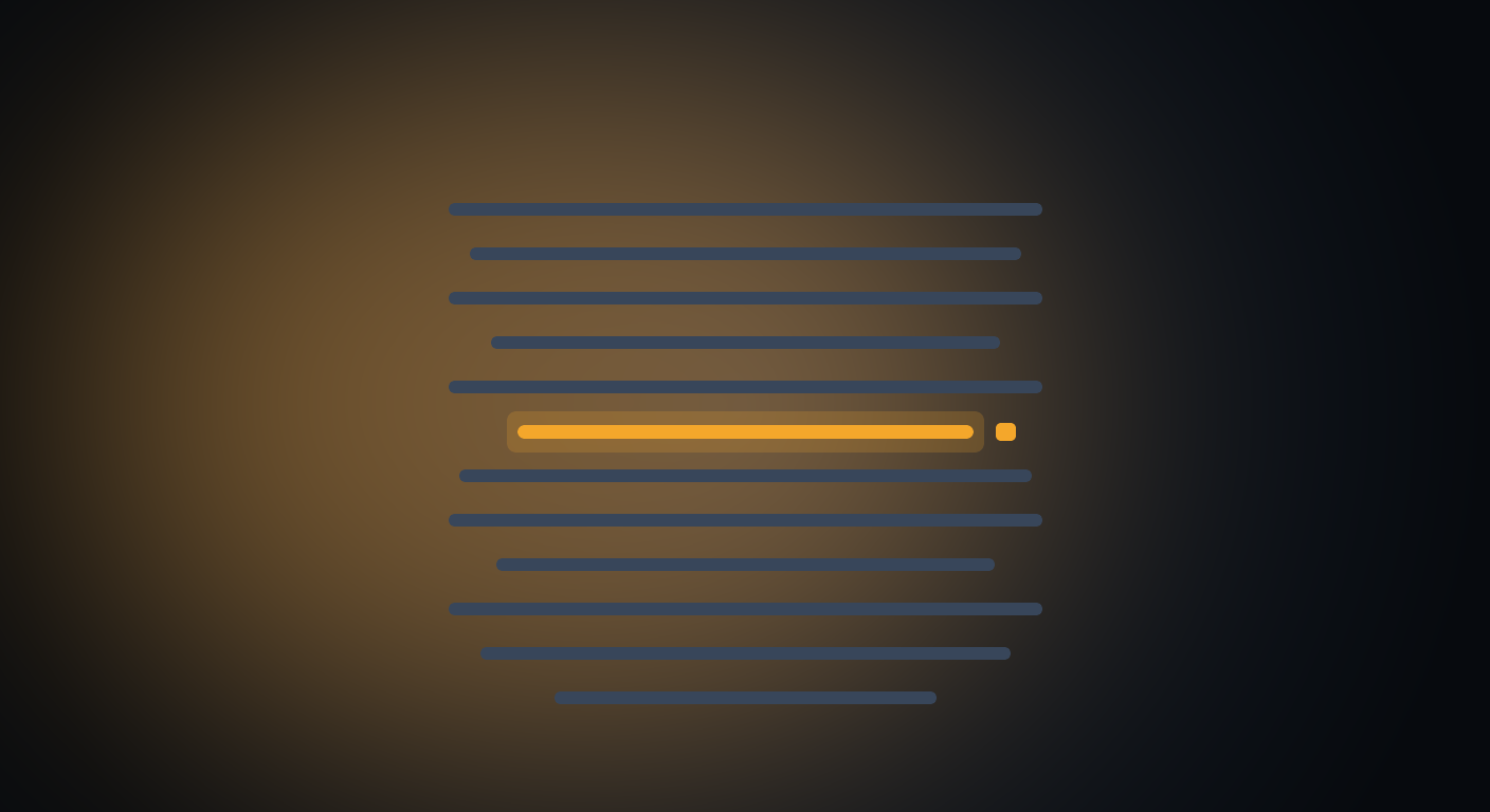 A page of Scripture in shadow with a single verse lit in warm amber light, representing a Bible verse verified word for word by Doxa's Christian AI
