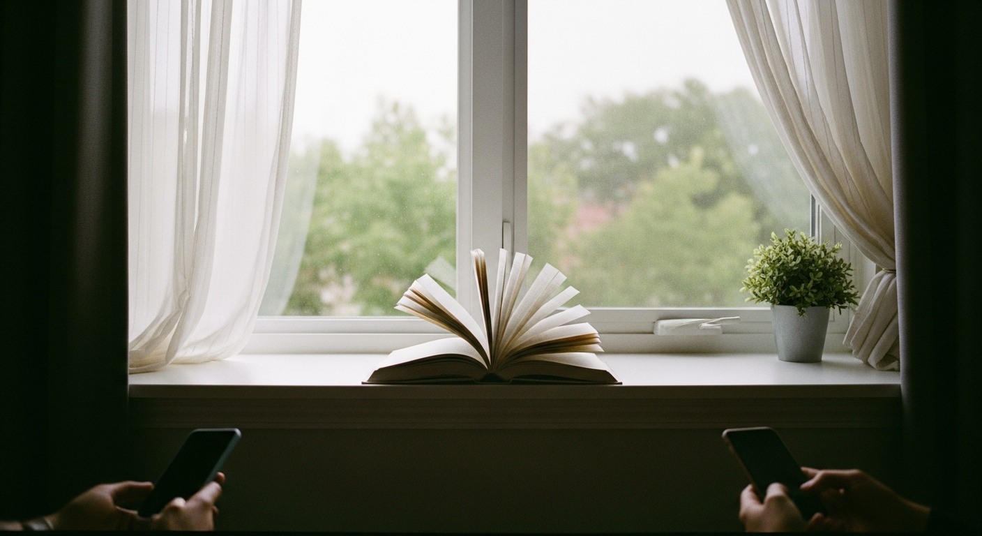 Open Bible resting on a windowsill with morning light filtering through, offering Scripture comfort and encouragement for believers facing difficult times