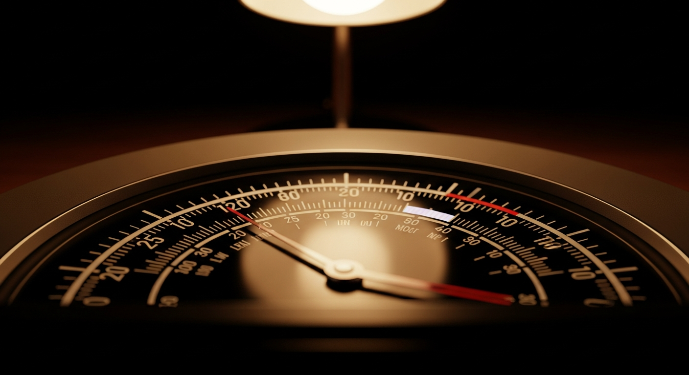 A radio dial with one clear frequency amid static and noise, capturing the challenge of knowing God's voice in a world full of competing spiritual messages