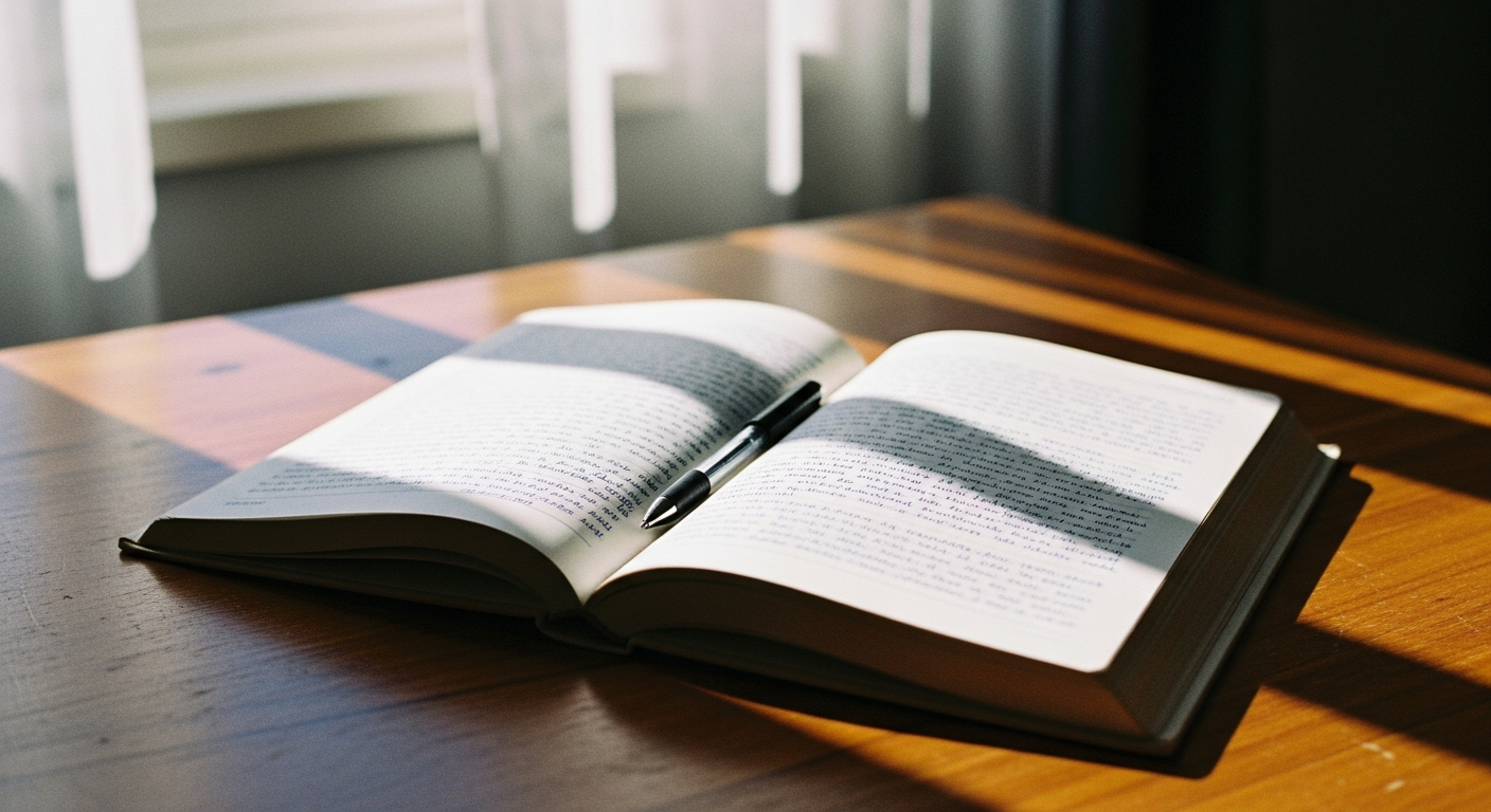 An open handwritten journal with light falling across its pages by a window, the practice of writing down and remembering what God has spoken through prophetic words